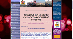 Desktop Screenshot of choeursdefondeurs.fr